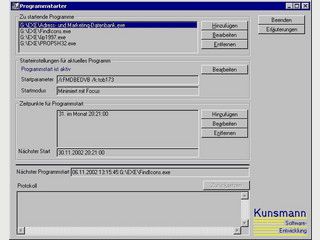 Software zum zeitgesteuerten Start von Programmen.