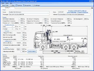 Fahrzeugbau - Achslastberechnung bei LKW und Nutzfahrzeugen
