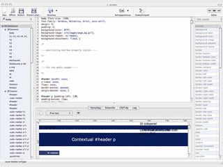 Stylesheet Editor fr Macintosh Computer.
