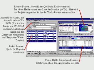 Sehr gute Lsung um Audio CDs aus MP3s oder vorhandenen CDs zu erstellen.