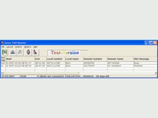 Netzwerkfhige Software zur berwachung alle TAPI- Telefone.