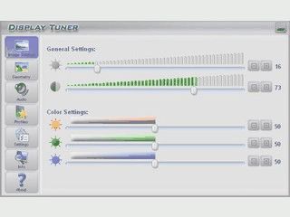 Tool zur einfachen Einstellung von Monitoreinstellungen.