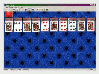 Sammlung mit 16 Kartenspielen im Solitaire Stil.