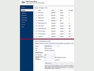 Windows Mailserver mit Antispam, POP3, SMTP und IMAP.