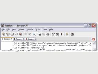 Terminal-Software fr Secure Shell (SSH1 & SSH2) Verbindungen.