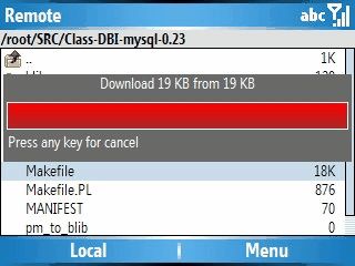 SFTP Client fr PDAs