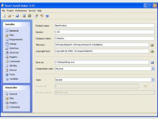 Umfangreiche, bersichtliche Software zum Erstellen von Setups.