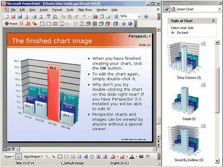 Erweiterung fr MS Powerpoint um 3D Effekte und Diagramme zu erstellen.