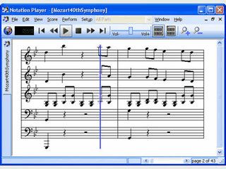 Midi-Dateien im Internet suchen und abspielen. Inkl. Darstellung der Noten.