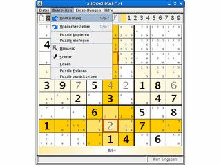 Sudoku erstellen und am PC spielen oder als PDF ausdrucken.