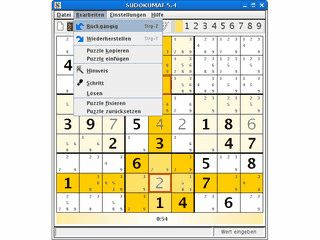 Sudoku erstellen und am PC spielen oder als PDF ausdrucken.