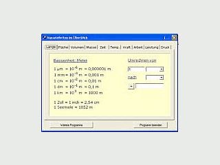 Umrechnung von Maeinheiten - ideal fr Schule und Ausbildung