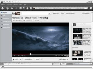 Videos von YouTube downloaden und in andere Formate konvertieren.