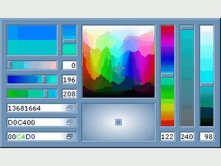 Komfortabler und umfangreicher Farbwhler fr Webdesigner, Grafiker usw.