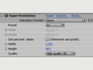 Plugin zur Verbesserung der Auflsung von Standard-Videos.