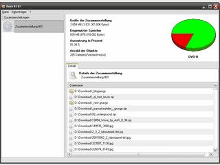 Hilft dabei, den Speicherplatz eines DVD-Rohlings optimal auszunutzen