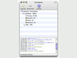 Teamspeak Voice over IP Client der oft in Onlinespielen verwendet wird.