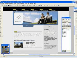 Software zum Erstellen von Flash-basierten Animationen, Banner usw.