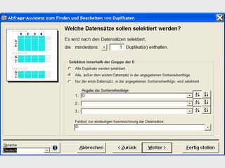 Duplikate in MS Access Datenbanken finden und entfernen.