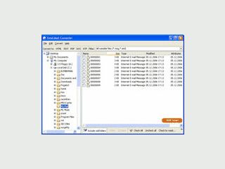Konvertierung von EML und MSG Mail-Dateien in HTM, PDF, RTF und TXT