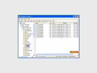 Konvertierung von EML und MSG Mail-Dateien in HTM, PDF, RTF und TXT