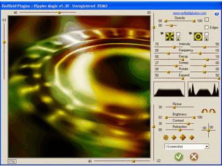 Wassertropfen, flssiges Metall und Welleneffekte fr Bilder.