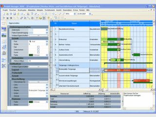 Software fr Projektmanagement und Bauablaufplanung inkl. Ressourcenplanung