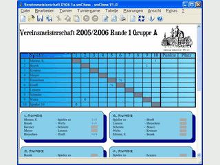 Schach-Turnierverwaltung fr Runden-, KO- und Schweizer-System-Turniere.