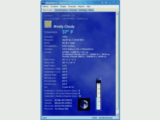 Wetterinformationen aus dem Internet auf den Desktop mit Screensaver-AddOn