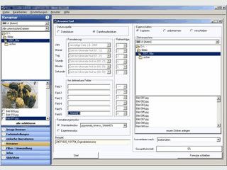 Umbenennung von Digitalkamerbildern mit Hilfe der EXIF-Daten.