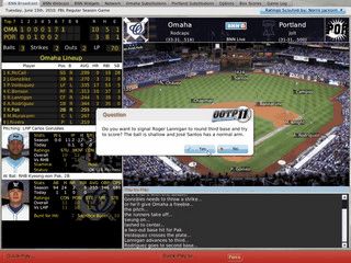 Baseball Simulation fr Mac OS X.