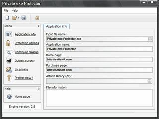 Schutz fr EXE Awendungen durch eine 256-bit AES Verschlsselung