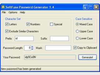 Passwort-Generator der einzelne Passwrter und Passwort-Listen erstellen kann.