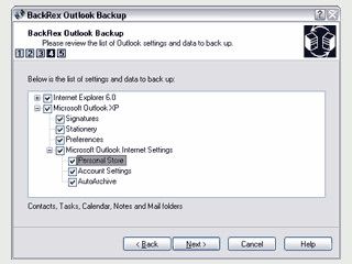 Sichert die Daten von MS Outlook, die Favoriten vom Internet Explorer und Firefo