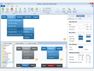 Praktische Software zum Erstellen von Navigationsmens fr Webseiten