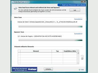 Fr Windows Vista und Dual Core Prozessoren optiomierter Virenscanner.