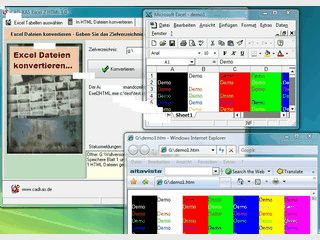 Konvertierung von MS Excel Dateien in HTML Dateien. Auch ohne MS Excel.