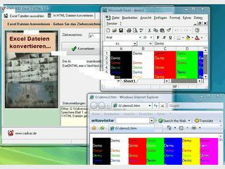 Konvertierung von MS Excel Dateien in HTML Dateien. Auch ohne MS Excel.