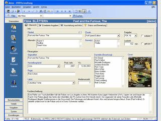 Datenbankgesttzte Film- und Personenverwaltung.