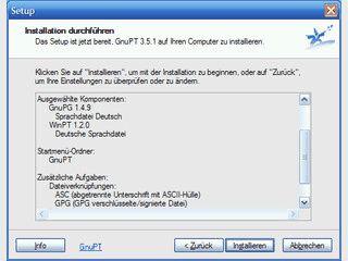 Software zum Verschlsseln von Daten und Emails mit GnuPG.