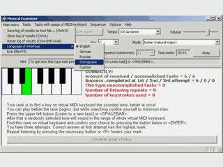 Lernsoftware um die musikalischen Fhigkeiten zu trainieren.