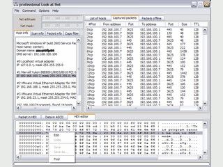 Portabler Netzwerkscanner und -Monitor.