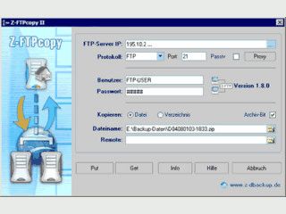 Daten automatisch, zeitgesteuert auf einen FTP-Server transferieren.