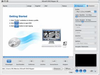 DVDs in fast alle gngigen Audio- und Videodateien rippen, bzw. konvertieren.