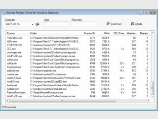 Remote Process Viewer fr Windows Netzwerke