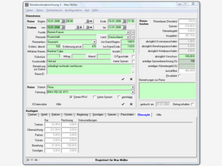 Reisekostenabrechnung mit komfortablen Eingabe- und bersichtsmglichkeiten