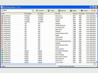 Editor zur Bearbeitung von ID3Tags bei MP3-Dateien.