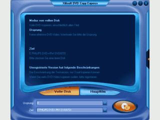 Einfach zu bedienende DVD Clone Software.