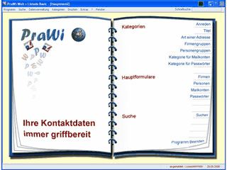 Verwaltung von Adressen, Passwrtern, Mailaccounts