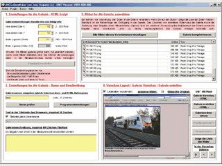 Einfache Software zur Erstellung von HTML-Bildergalerien